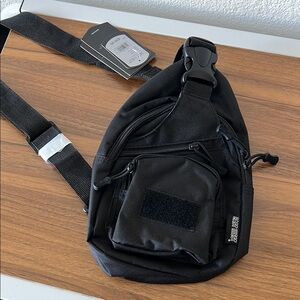 East IIIest Black Crossbody Bag